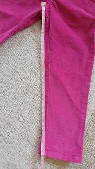 NOVÉ dívčí manšestráky vel. 86/92 - 9