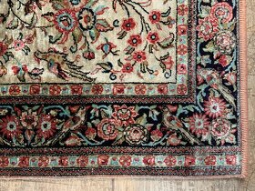 Perský luxusní hedvábný koberec 111x80 - 9