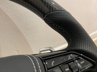 AUDI VOLANT KARBONOVY s AIRBAGOM A6 A7 C8 Q8 S8 SQ8 E-TRON - 9