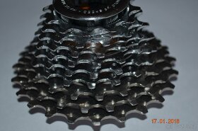 vintage kazeta CAMPAGNOLO RECORD / CHORUS pastorky 9 převodů - 9