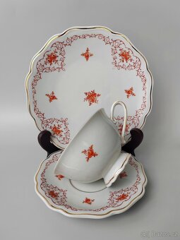 Elegantní porcelánová čajová sada od Lichte VEB (1949-65) - 9