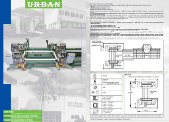 cnc plast.okna svářečka 4hlavá+pucovačka svárů URBAN AKS1600 - 9