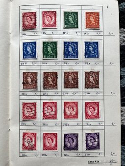 Známky Anglie 1900+, 380 známek - 9