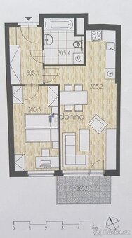 Pronájem bytu 2+kk/B 51m², ul. U Hostavického potoka, Praha - 9