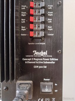 Aktivní subwoofer Teufel CEM500SW - 9