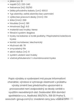 Vysavač Bosch malý ale výkonný - 9