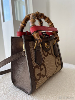 ORIGINÁLNÍ TAŠKA GUCCI DIANA MINI SHOPPER JUMBO GG NOVÁ S FA - 9