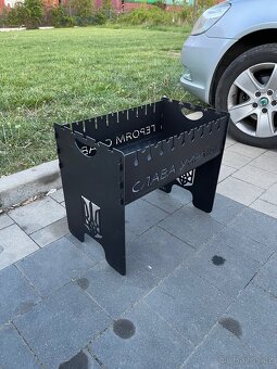 Stylový gril na dřevěné uhlí Mangal Мангал Grill - 9