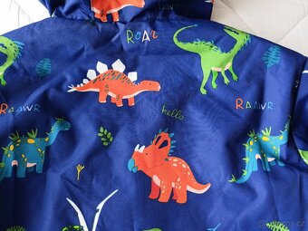 Dětská nepromokavá DINO bunda, vel.128/134 - 9