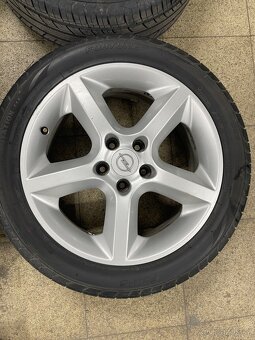 Alu kola R17 OPEL 225/45R17, letní pneu 7mm,5x110 - 9