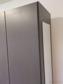 XXLutz 3dílná Skřín 280x226x60cm Antracit /Dřevo 6 šuplíků - 9
