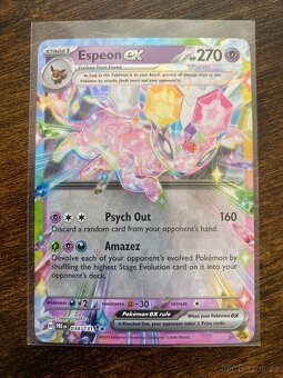 🃏 Pokémon karty – Eevee EX evoluce – Prismatic Evolution 🔥 - 9