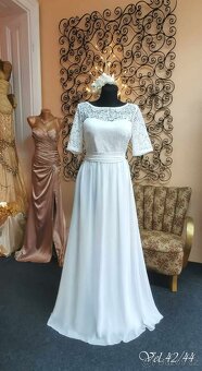 SVATEBNÍ ŠATY 💃TANEČNÍ🎀POLONÉZA🎀VÝPRODEJ - - 9