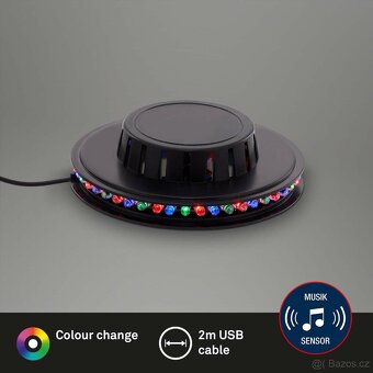 4xRtktoup RGB dobíjecí LED par Light, 12 LED +   Aga disco - 9