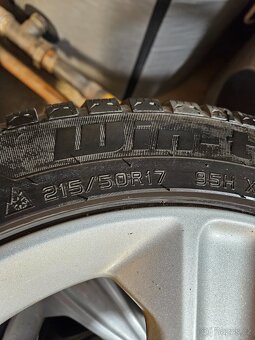 Alu kola Ford 7.5x17" ET 52.5 rozteč děr 5x108 zimní sada - 9