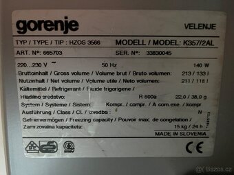 Kombinovaná lednice gorenje - 9