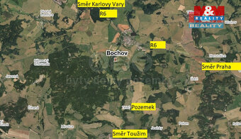 Prodej pozemku k bydlení v Bochově, 632 m2, Teleč - 9