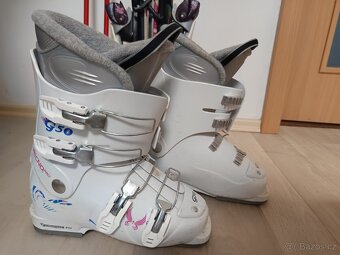 Lyžařský set, Salomon 120 cm, lyžáky Tecno Pro, hůlky Atomic - 9