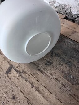 velká lampa - sklo 60-70 léta CS - 9