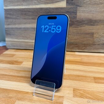 IPhone 16 Pro 128GB, bílý, 100% baterie, eSIM (rok záruka) - 9