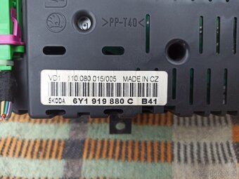 Prodám budíky z Fabia 1 - 9