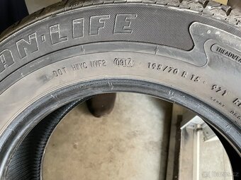 prodám letní pneumatiky 195/70/15 Semperit celá sada - 9