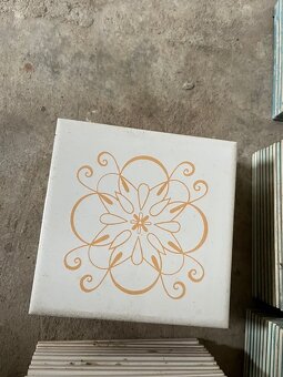 Retro obklady, nepoužité 15 x 15 cm - 9