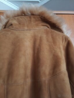 Dámský dlouhý pravý kožich. - 9