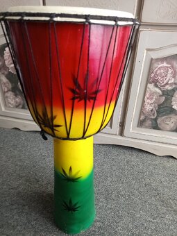 Buben Djembe vysoká 70 cm - 9