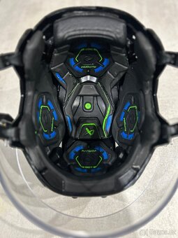 ✅ PROFI PRILBA BAUER - RE- AKT 155 - veľkosť M - BLACK ✅ - 9