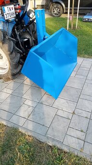 Transportní box manuálne sklápateľný za malotraktor - 9