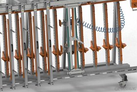 Pneumatický lis, Klížicí lis - 9