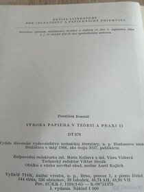 Výroba papiera v teórii a praxi II.--1966--František Kozmál- - 9