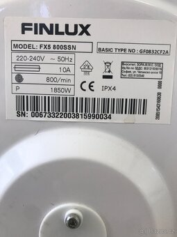 Prodám pračku Finlux hloubka 33 cm - 9