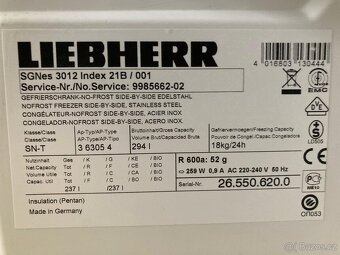 Americká lednice Liebherr SGNes 3012 Index 21b/001 - 9