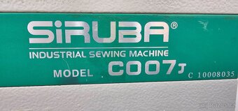 šicí stroj SIRUBA C007 J W542-356 - 9