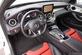 C63 AMG,W205,350kw,LED,NAPPA,ACC,HUD,360°Kamery,POLAR bílá - 9