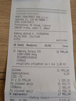 Samsung Galaxy S25 12GB/128GB Navy [Zánovní][Záruka 35m] - 9