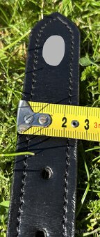 Kožený psí obojek bez připojení na vodítko, náhrdelník MIX - 9