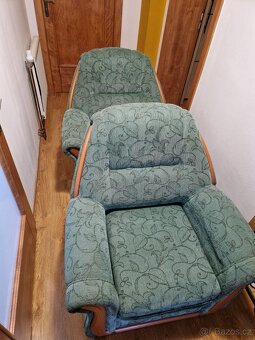 Sedací souprava - gauč + 2 křesla - 9