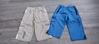 Chlapecké kalhoty a kraťase vel 152,158, 164 - 9