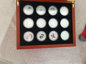 Kompletná sada Austrália LUNAR II (12x 0,5 oz Ag 999) - 9