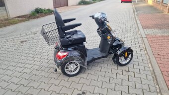 Elektrický čtyřkolový skútr 4GO,500 W 60 V 25 km/h černá - 9