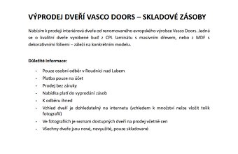 Dveře levé pravé posuvné 60 70 80 90 falc/bezfalc - 9