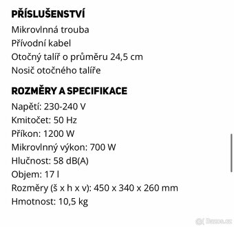 Mikrovlnná trouba - 9