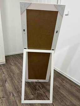 Stojací zrcadlo v ozdobném rámu 130x45 cm - 9