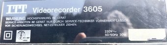 ITT VR 3605 Schaub-Lorenz - retro VCR - 9