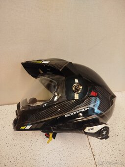 Helma na motorku scorpion EXO adx2 - 9