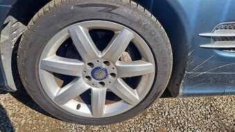 ALU KOLA R17 MERCEDES, LETNÍ PNEU TOP STAV - 9