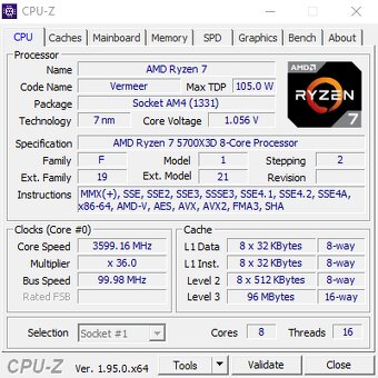 Herní Pc Be quiet R7 5700X3D RTX 3080 10 GB RAM 32 GB - 9